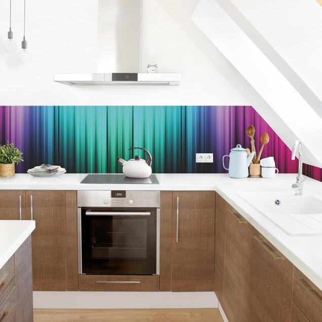 Salpicaderos de cocina Rainbow Display