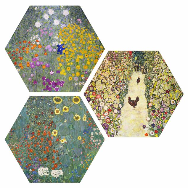 Estilos artísticos Gustav Klimt - In The Garden