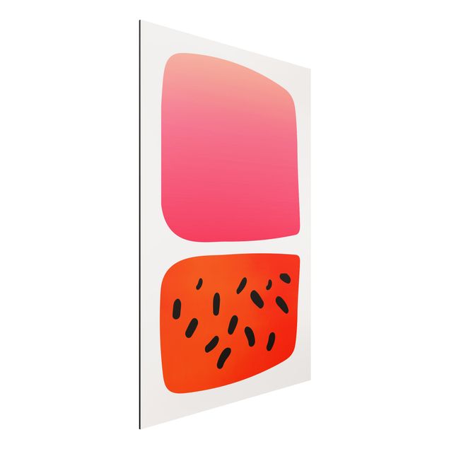 Decoración en la cocina Abstract Shapes - Melon And Pink