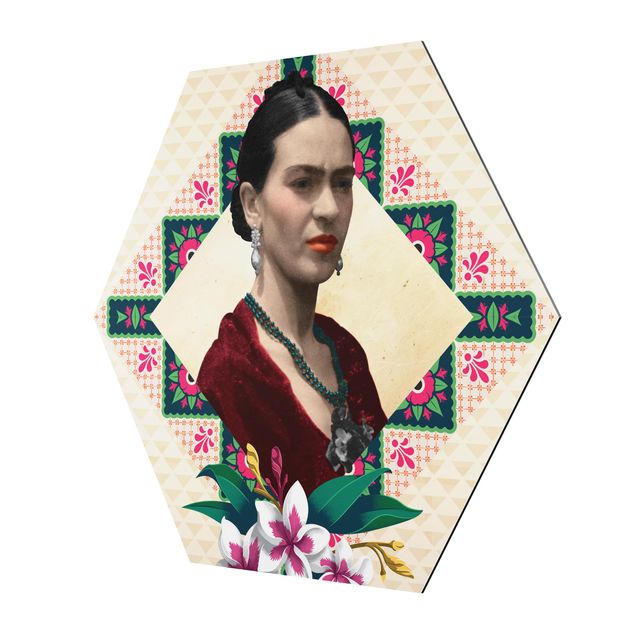 Frida Kahlo pinturas Frida Kahlo - Flowers And Geometry
