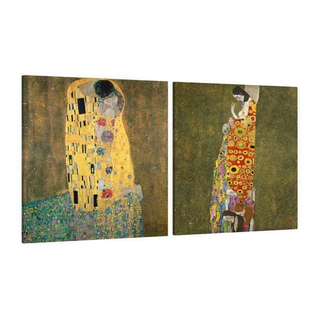 Estilos artísticos Gustav Klimt - Kiss And Hope