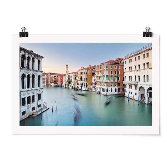Cuadros de ciudades Grand Canal View From The Rialto Bridge Venice