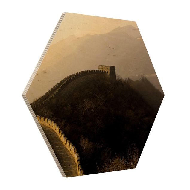 cuadro hexagonal Sunrise Over The Chinese Wall