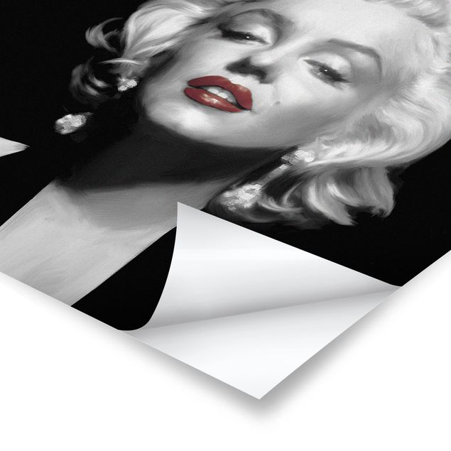 Cuadros Marilyn With Red Lips