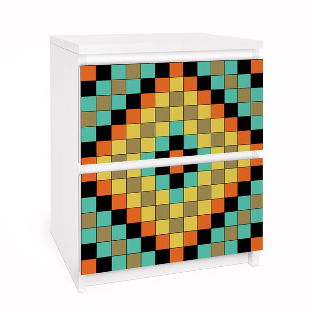 Láminas adhesivas patrones Colourful Mosaic