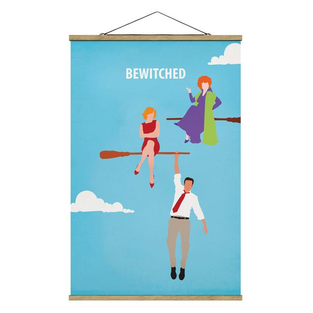 Cuadros modernos y elegantes Film Poster Bewitched
