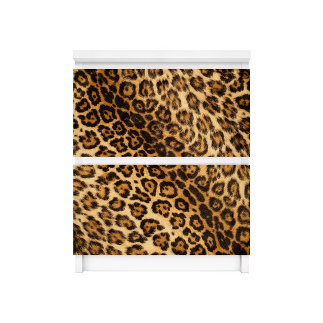 Láminas adhesivas en amarillo Jaguar Skin