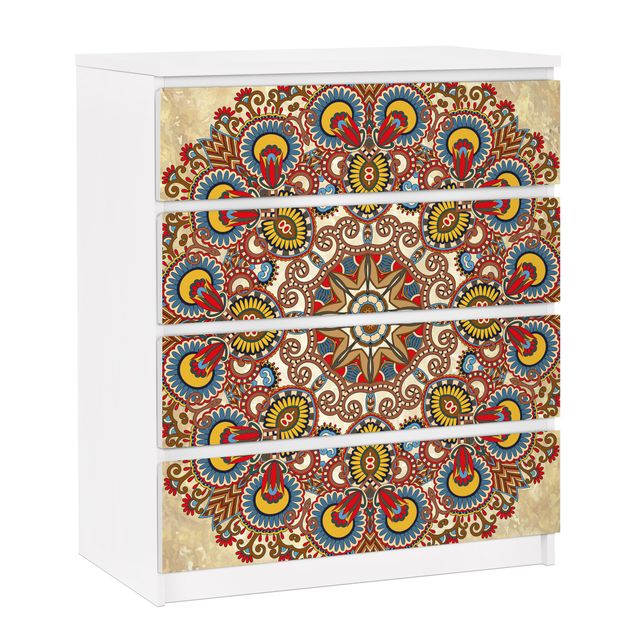 Láminas adhesivas patrones Coloured Mandala