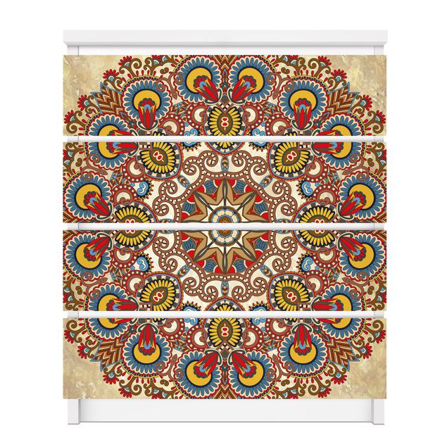 Laminas adhesivas pared Coloured Mandala