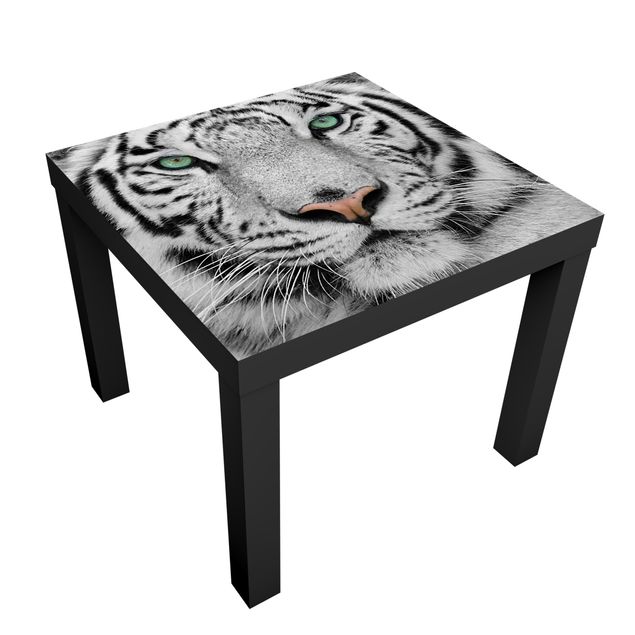 White Tiger papel adhesivo para muebles mesa auxiliar Lack