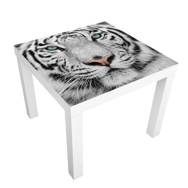 Láminas adhesivas en blanco y negro White Tiger