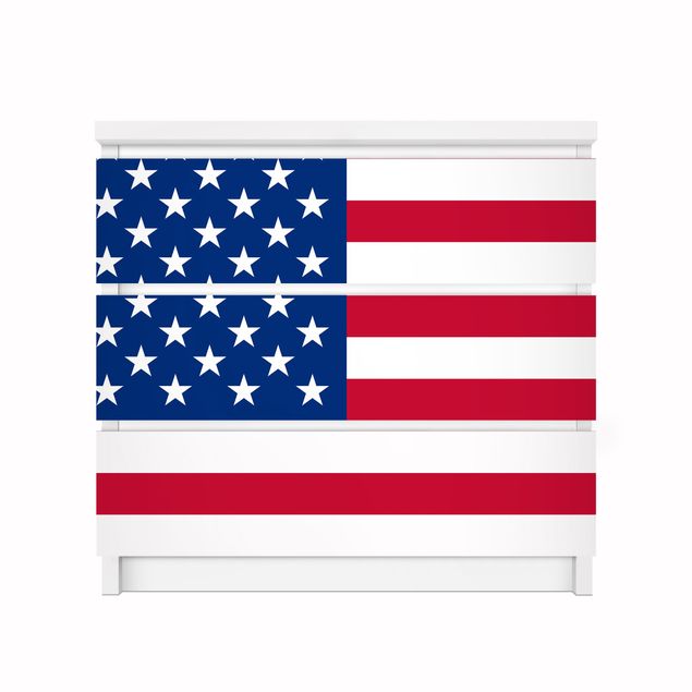Láminas adhesivas estrellas Flag of America 1