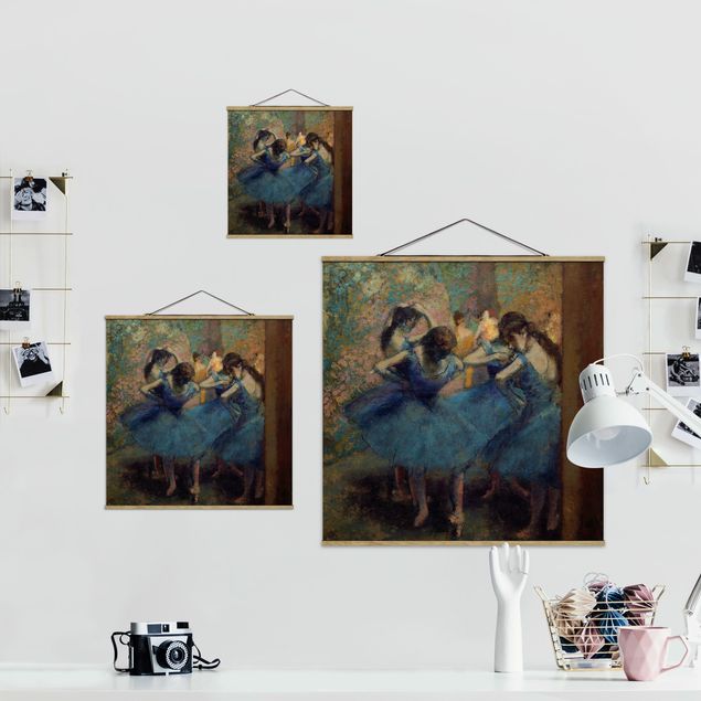 Láminas de cuadros famosos Edgar Degas - Blue Dancers