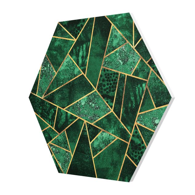 Cuadros Elisabeth Fredriksson Dark Emerald With Gold