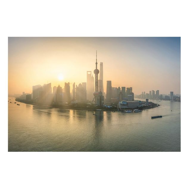 Cuadros ciudades Pudong At Dawn