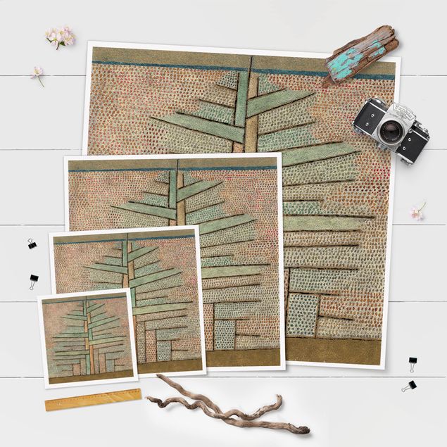 Póster paisajes para pared Paul Klee - Pine