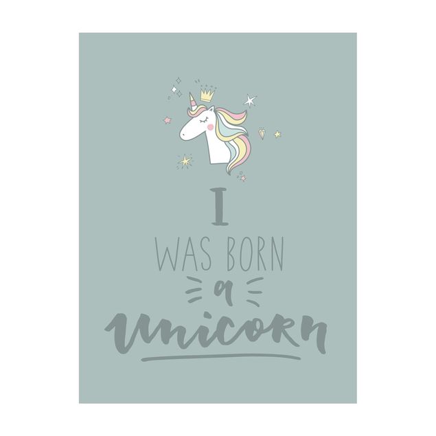 Alfombras grandes I Was Born A Unicorn
