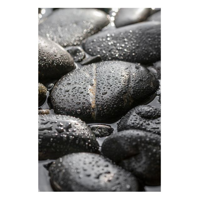 Tableros magnéticos efecto piedra Black Stones In Water
