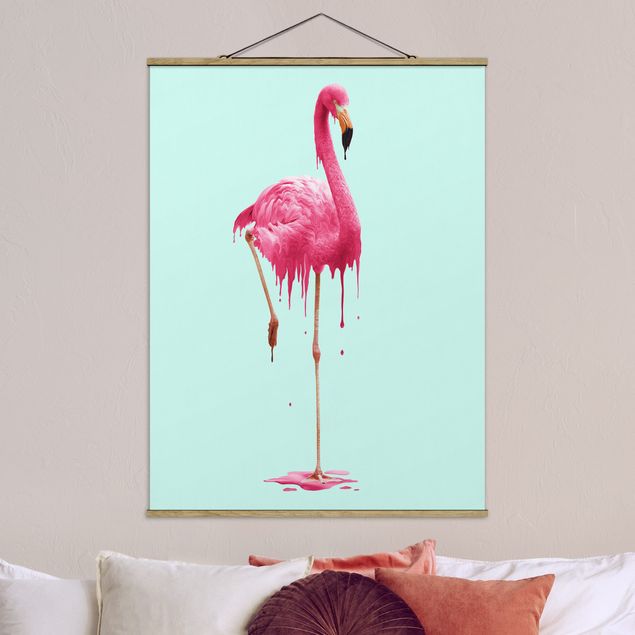Decoración de cocinas Melting Flamingo
