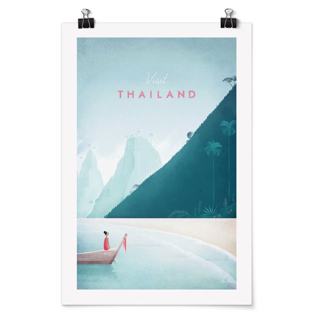Cuadros playas Travel Poster - Thailand