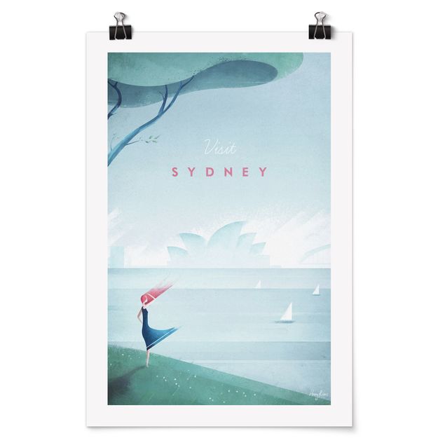 Cuadros playa Travel Poster - Sidney