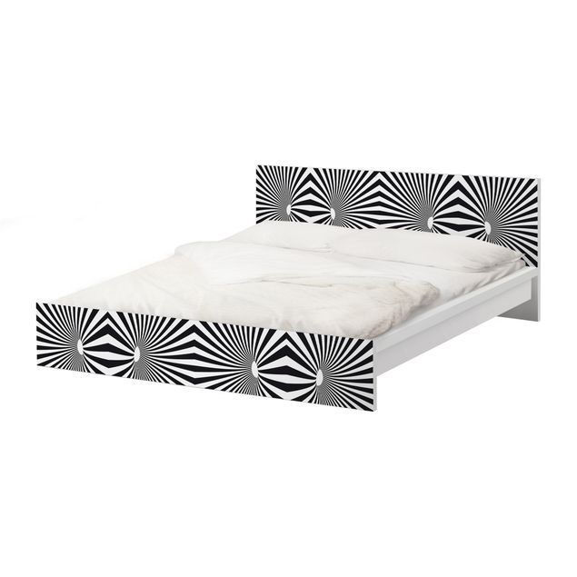 papel-adhesivo-para-muebles Psychedelic Black And White pattern