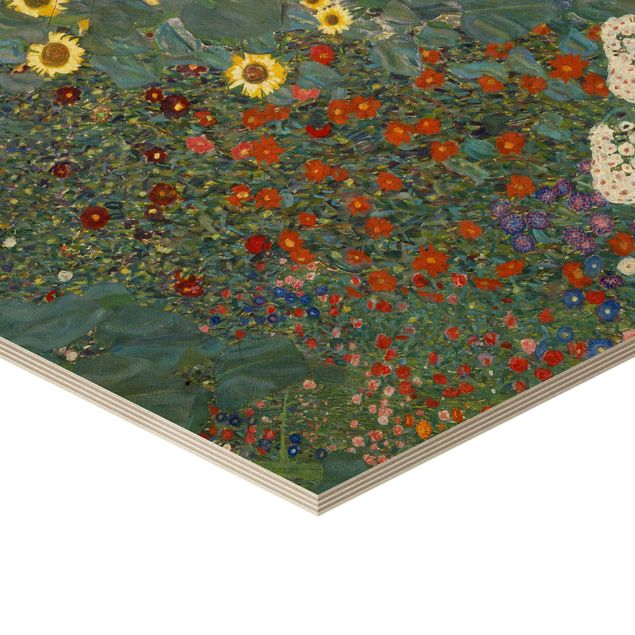 Cuadros decorativos Gustav Klimt - Garden Sunflowers