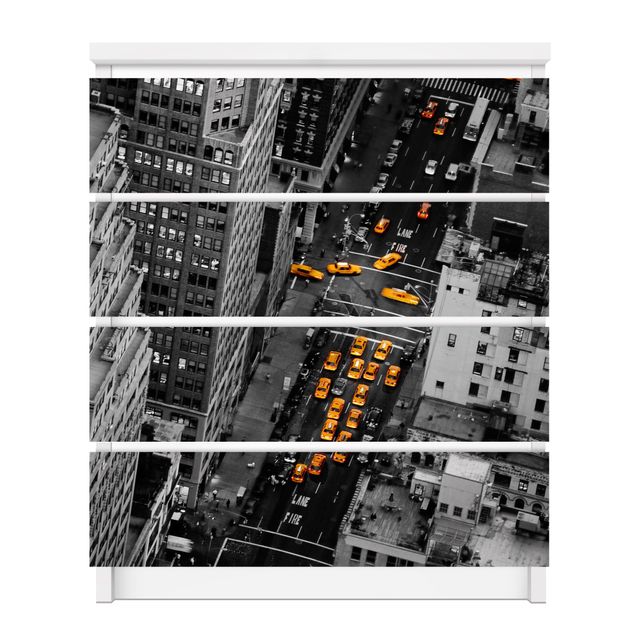 Láminas de vinilo Taxi Lights Manhattan