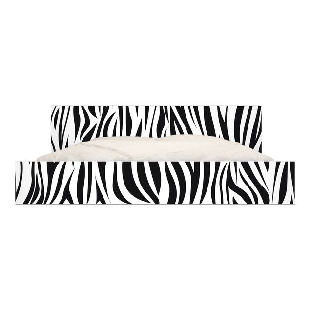 Laminas adhesivas pared Zebra Pattern