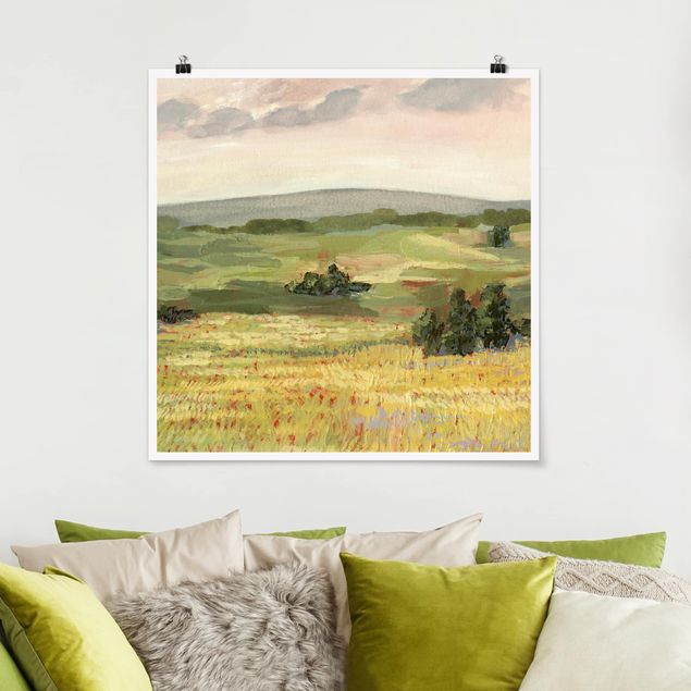 Cuadros paisajes Meadow In The Morning I