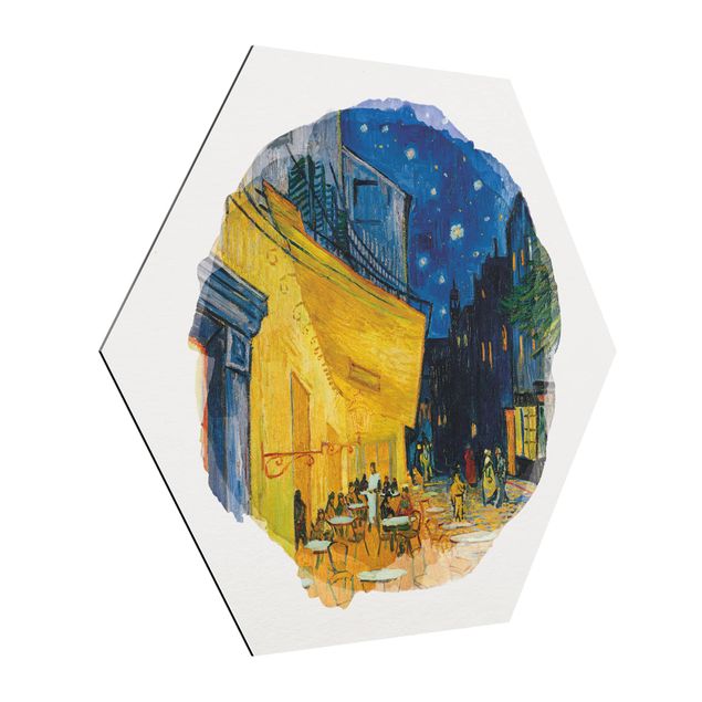 Estilo artístico Post Impresionismo WaterColours - Vincent Van Gogh - Cafe Terrace In Arles