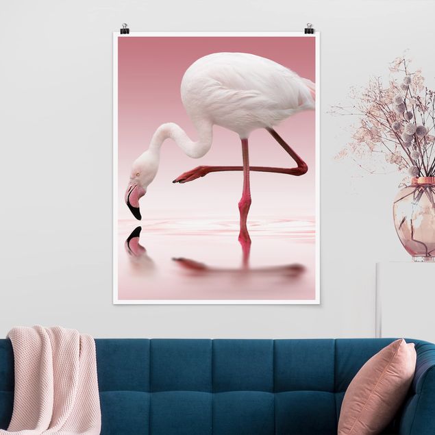 Decoración cocina Flamingo Dance