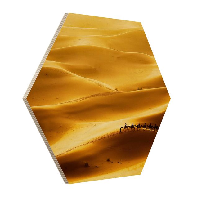 cuadros hexagonales Golden Dunes