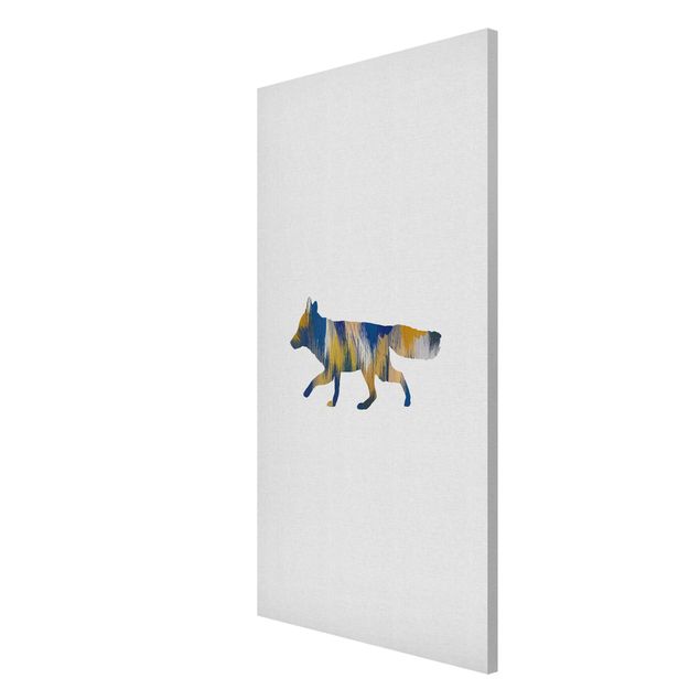 Cuadros modernos Fox In Blue And Yellow