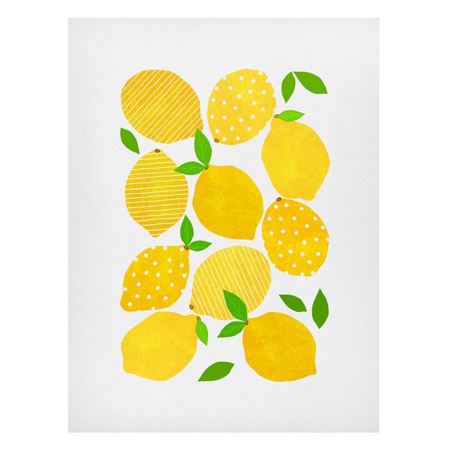 Cuadros de frutas Lemon With Dots
