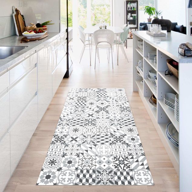 Decoración cocina Geometrical Tile Mix Grey