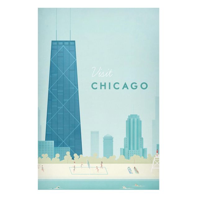 Cuadros de ciudades Travel Poster - Chicago