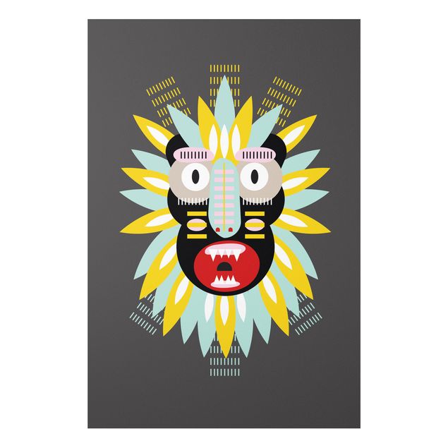 Cuadros de la india Collage Ethnic Mask - King Kong