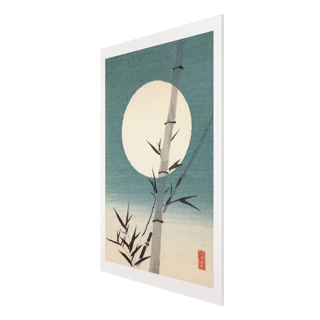 Cuadros paisajes Japanese Drawing Bamboo And Moon
