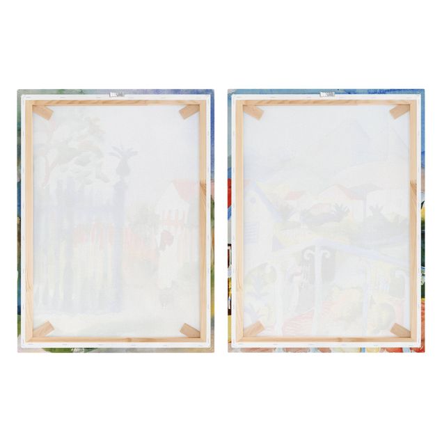 Láminas de cuadros famosos August Macke - Saint Germain And Gates