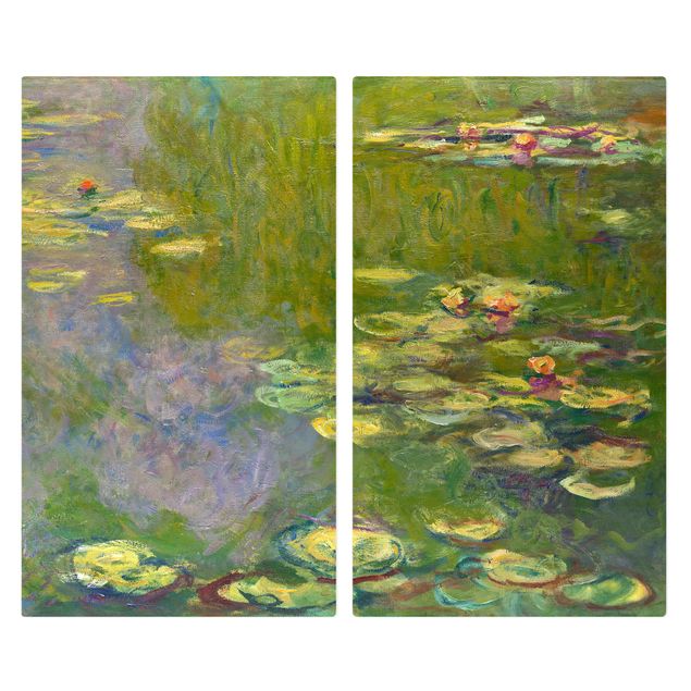 Cubre vitrocerámicas flores Claude Monet - Green Waterlilies