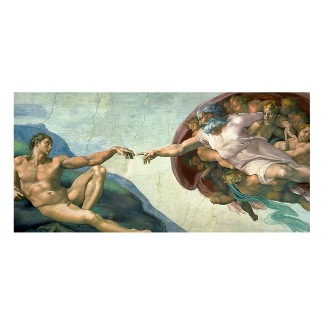 Reproducciones de cuadros Michelangelo - The Sistine Chapel: The Creation Of Adam