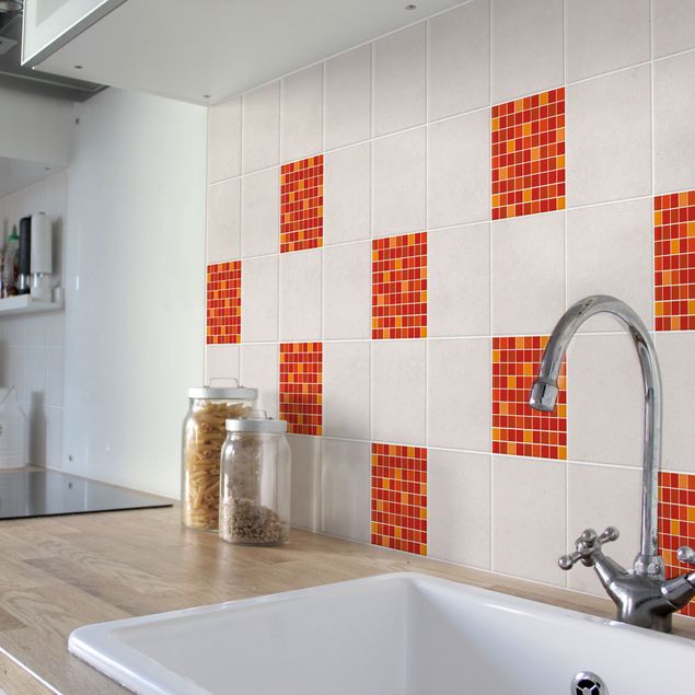 Adhesivos para azulejos patrones Mosaic Tiles Sunrise