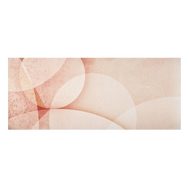 Cuadros de patrones Abstract Graphics In Peach-Colour
