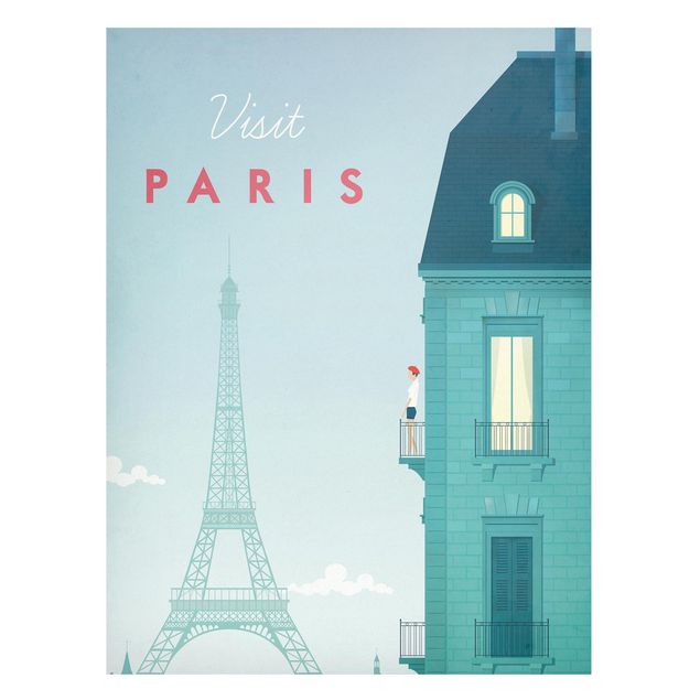 Cuadros París Travel Poster - Paris