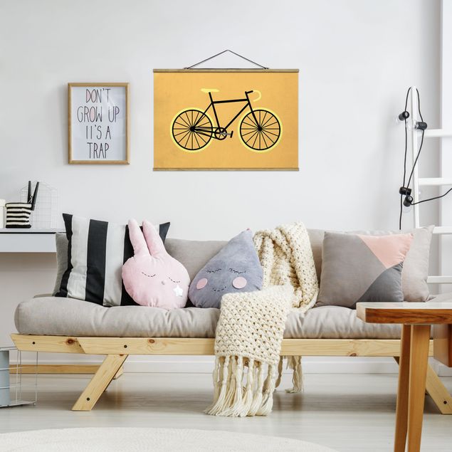 Cuadros decorativos modernos Bicycle In Yellow