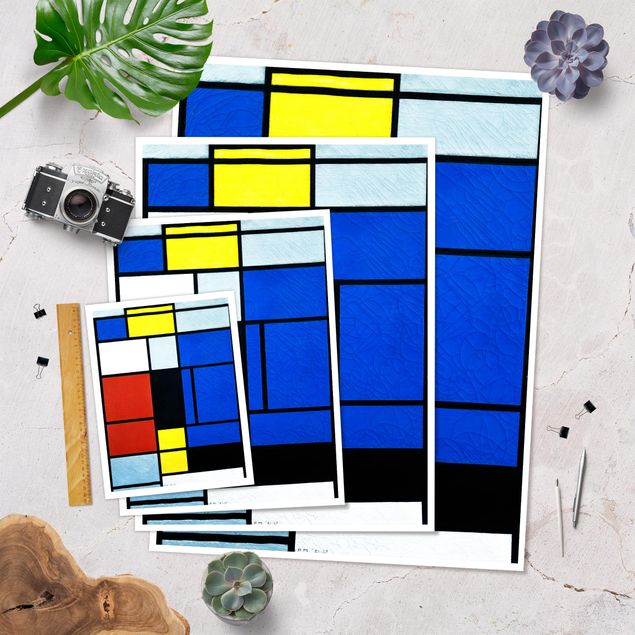 Cuadro de Mondrian Piet Mondrian - Tableau No. 1