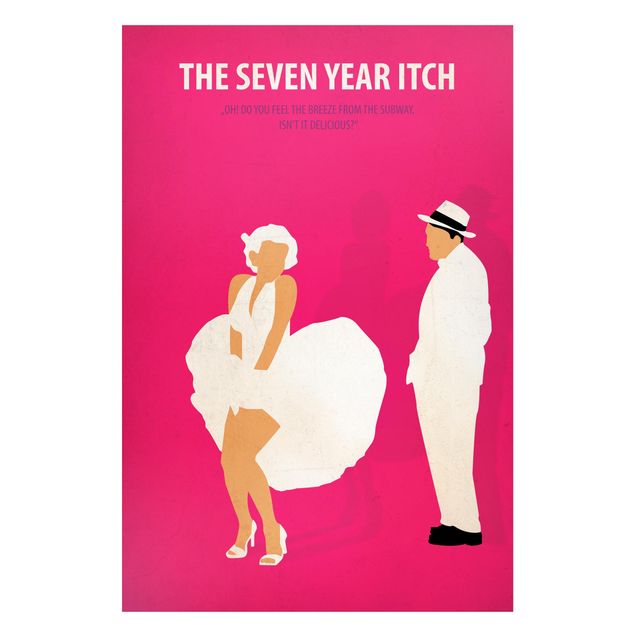 Reproducciónes de cuadros Film Poster The Seven Year Itch