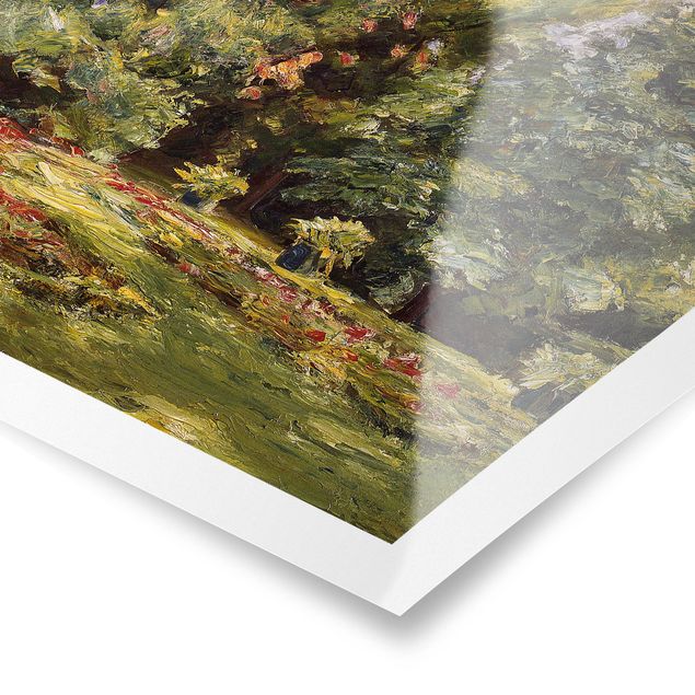 Cuadros de paisajes naturales  Max Liebermann - Flower Terrace Wannseegarten