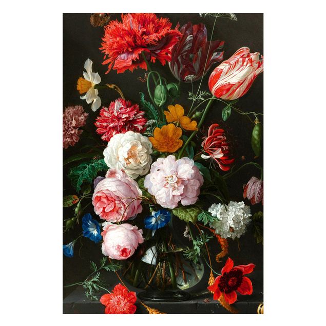 Decoración de cocinas Jan Davidsz De Heem - Still Life With Flowers In A Glass Vase